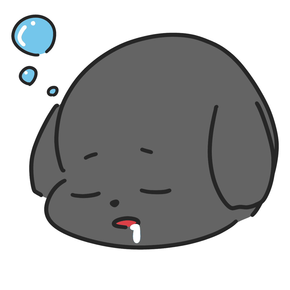 眠たい　LINE絵文字